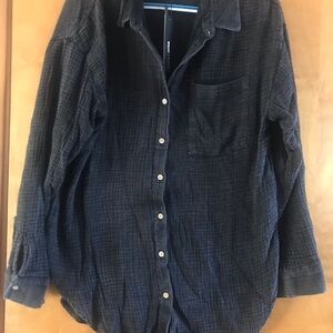 Fashion Nova Black Button Down Shirt